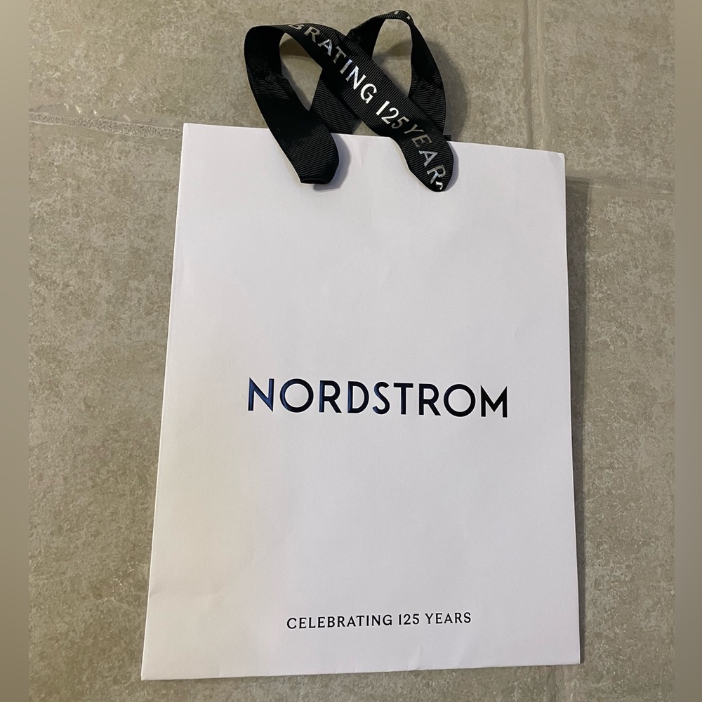 Nordstrom Shopping Bag with Black Handles